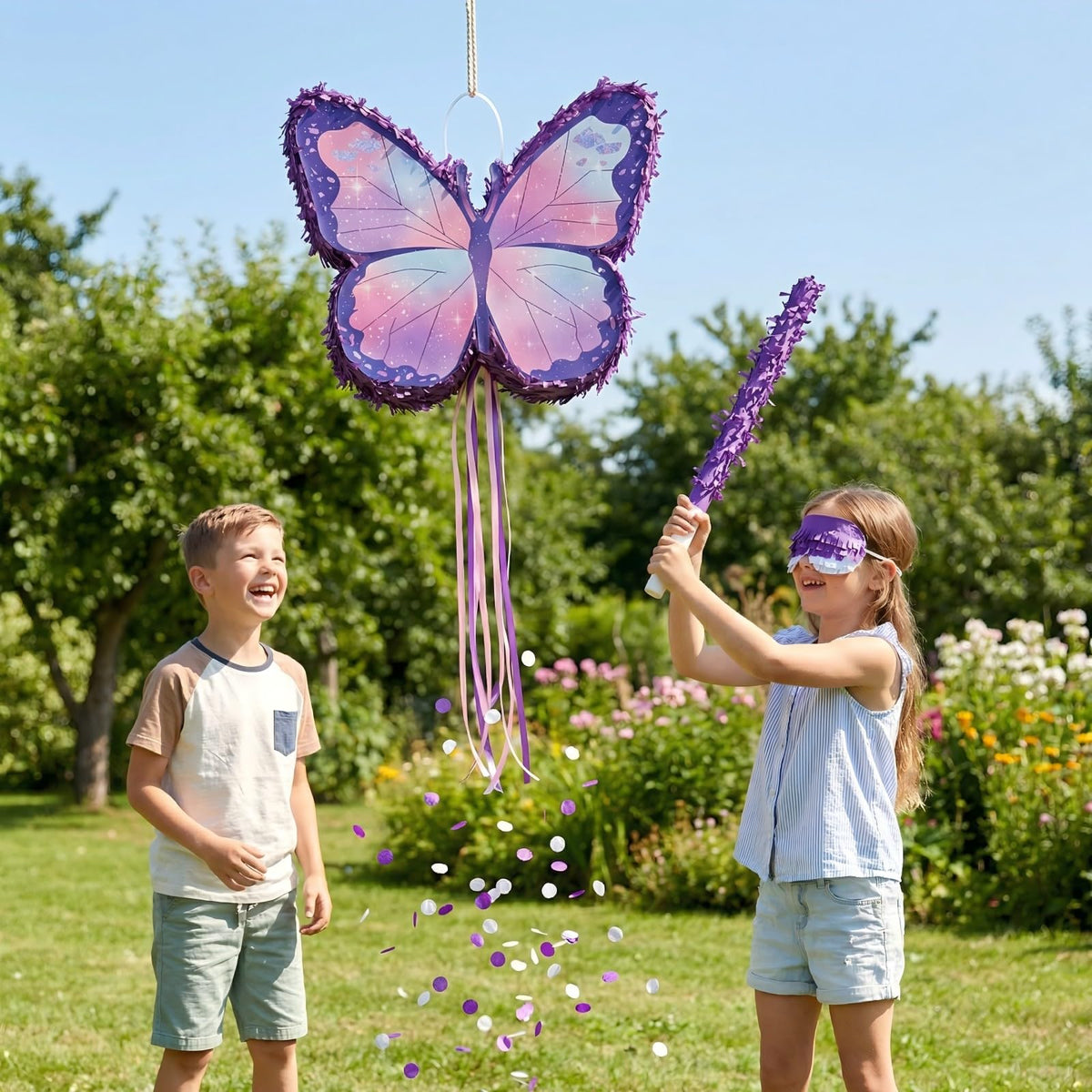 VinTS Butterfly Piñata is versatile for parties classrooms and themed events.