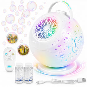 Viondra bubble machine with 90-degree rotation for wide-area coverage at outdoor events