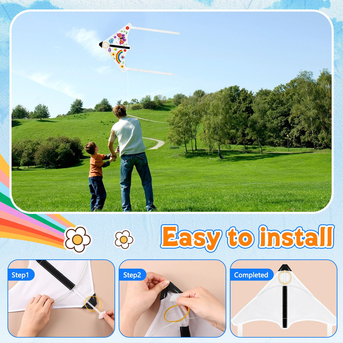 VioraWhite kite launcher in action during outdoor play