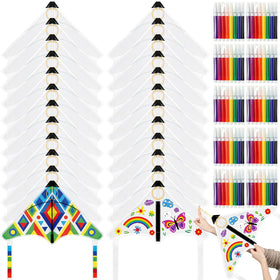 VioraWhite mini catapult kite blank close-up for coloring and customization
