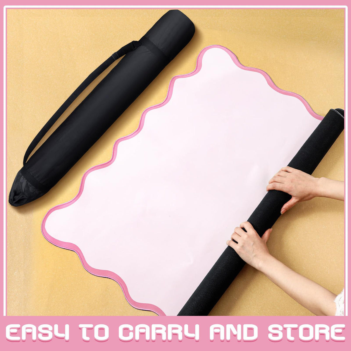 VioraWhite pink surface adds a bright, welcoming touch to tables.