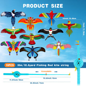 VioraWhite swallow kite gliding for kids' outdoor play