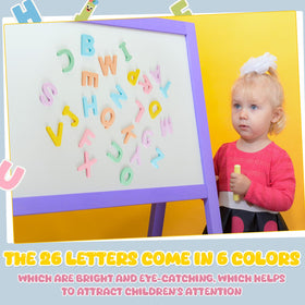 VioraWhite 26 letter set supporting early literacy and recognition