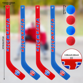 VioraWhite foam hockey balls offer soft impact for safe family games