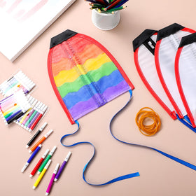VioraWhite outdoor kite kit, ideal for backyard, beach, and birthday parties