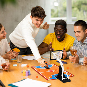 VioraWhite tabletop game setup shown on a desk for easy installation