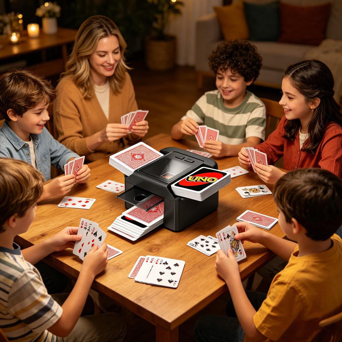 Vipdream shuffler compatible with poker, UNO, and Texas Hold’em