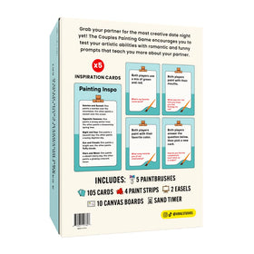 Viral Studios The Couples Painting Game gift-ready kit for anniversaries and special occasions.