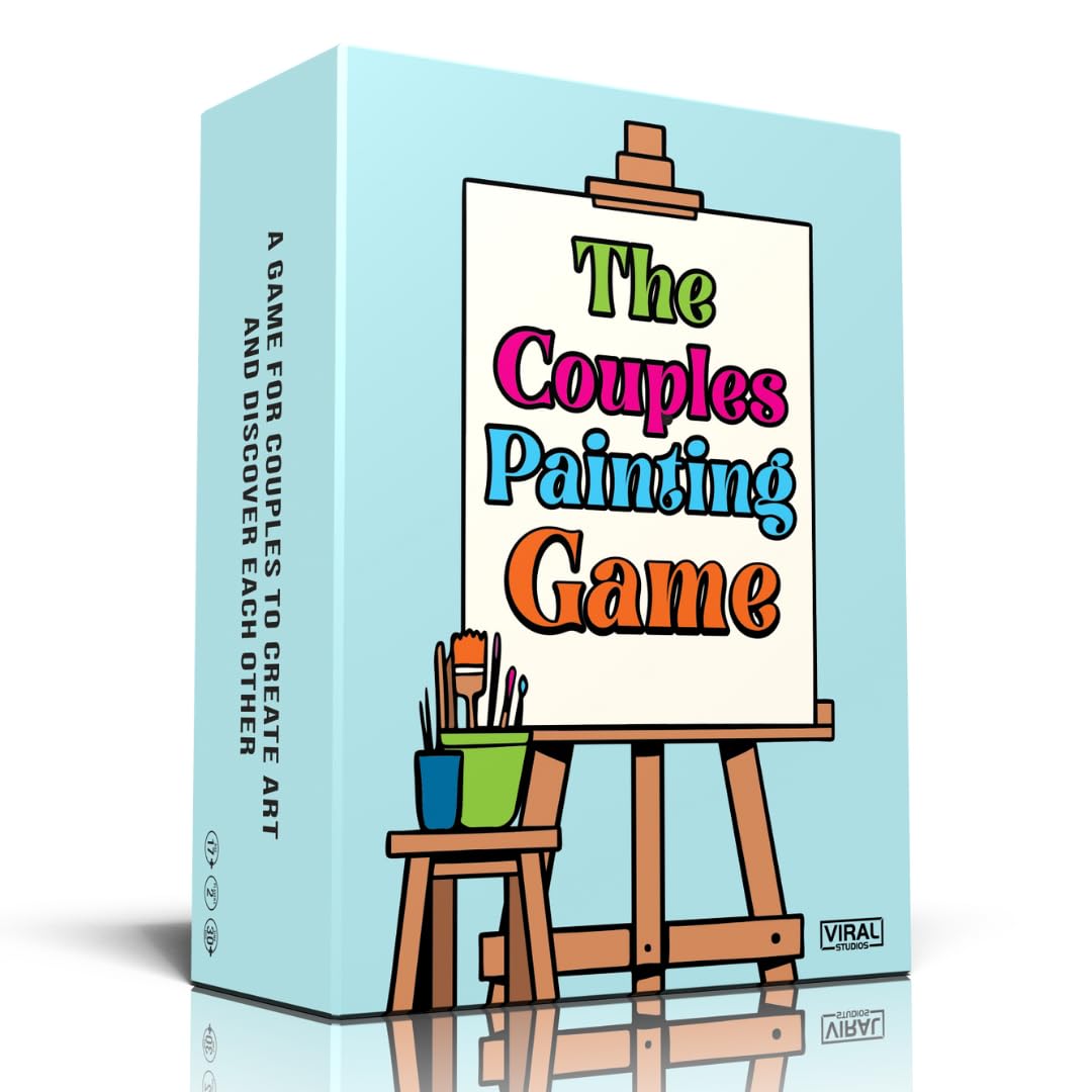 Viral Studios The Couples Painting Game Love Birds scene promotes intimate date-night connection.