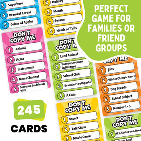 Viral Studios Don't Copy Me card pile: chaotic, crowd-driven chaos at play