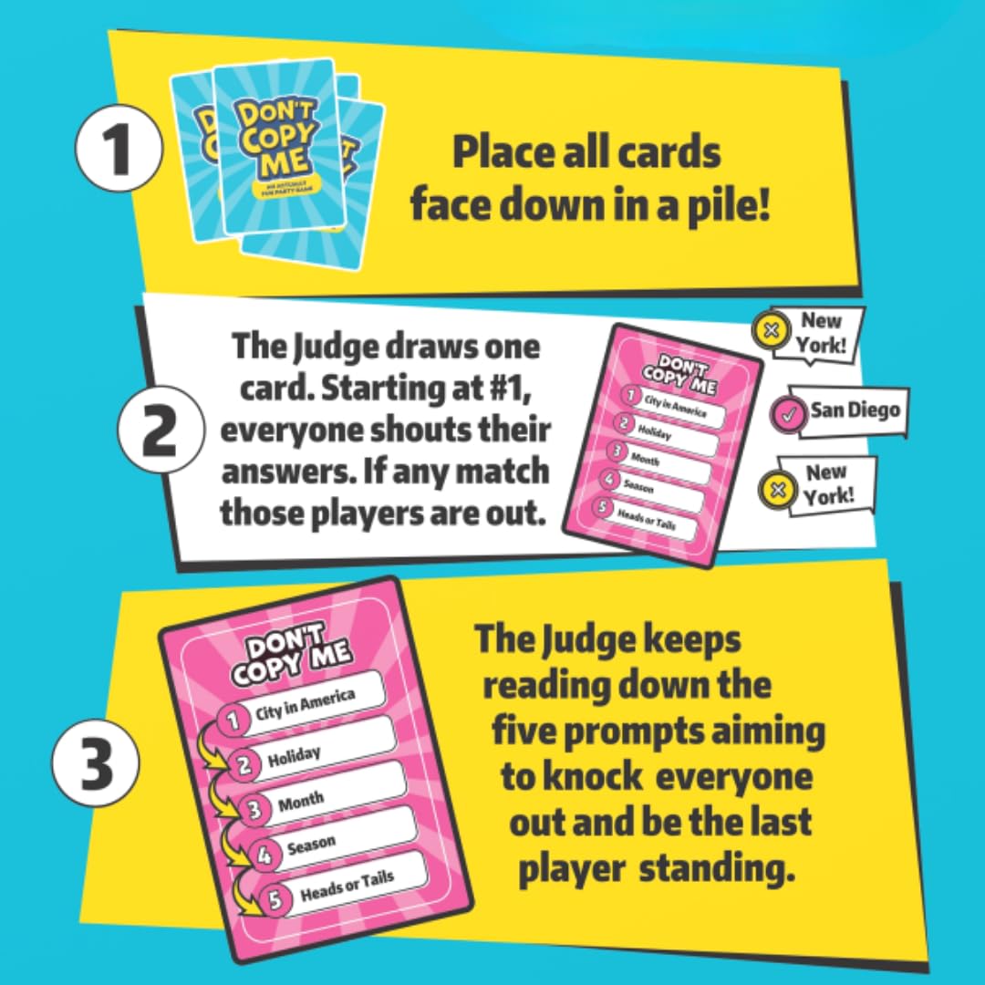 Viral Studios Don't Copy Me elimination action: fast rounds and dramatic shifts