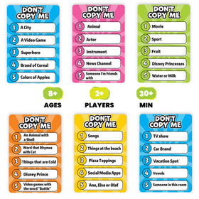 Viral Studios Don't Copy Me group shot: friends and family in lively competition