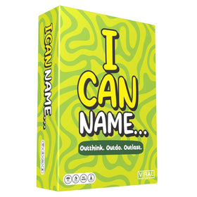 Viral Studios I Can Name card deck for fast-paced family game nights.