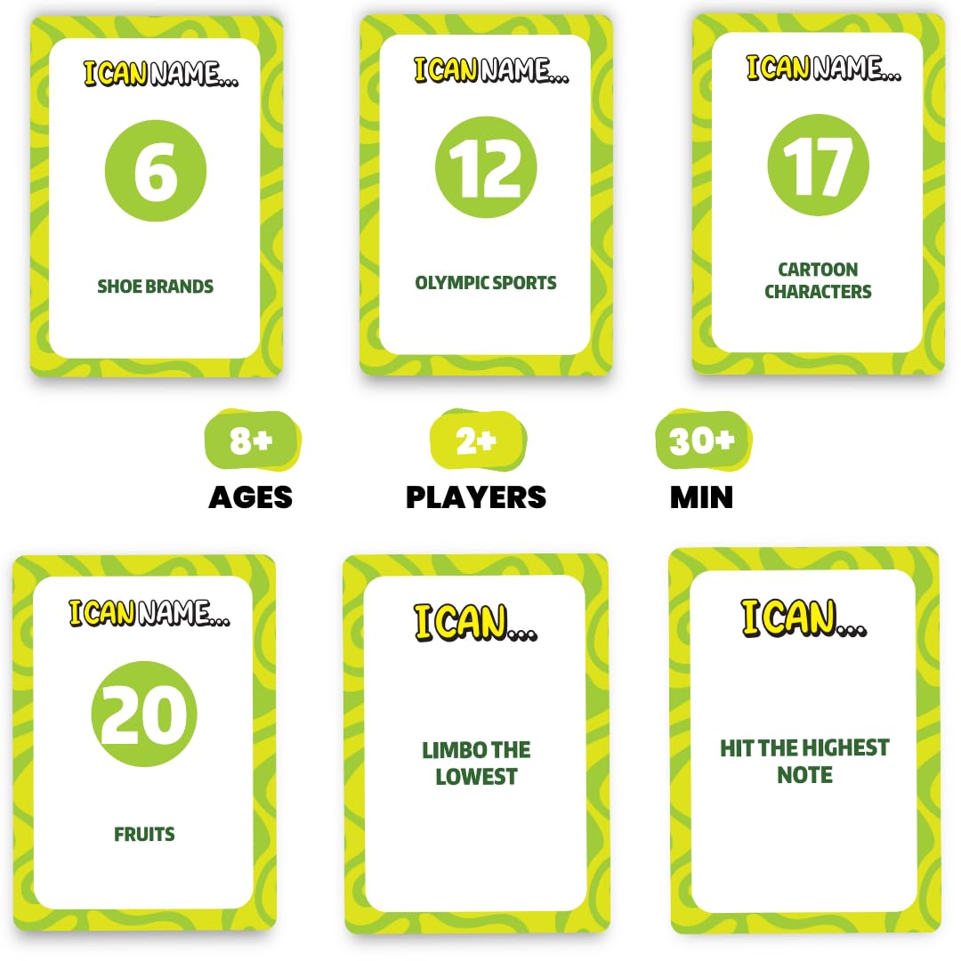 I Can Name timer speeds rounds during lively parties.