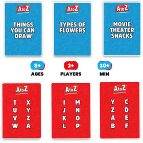 Viral Studios A to Z players shouting during rapid word play