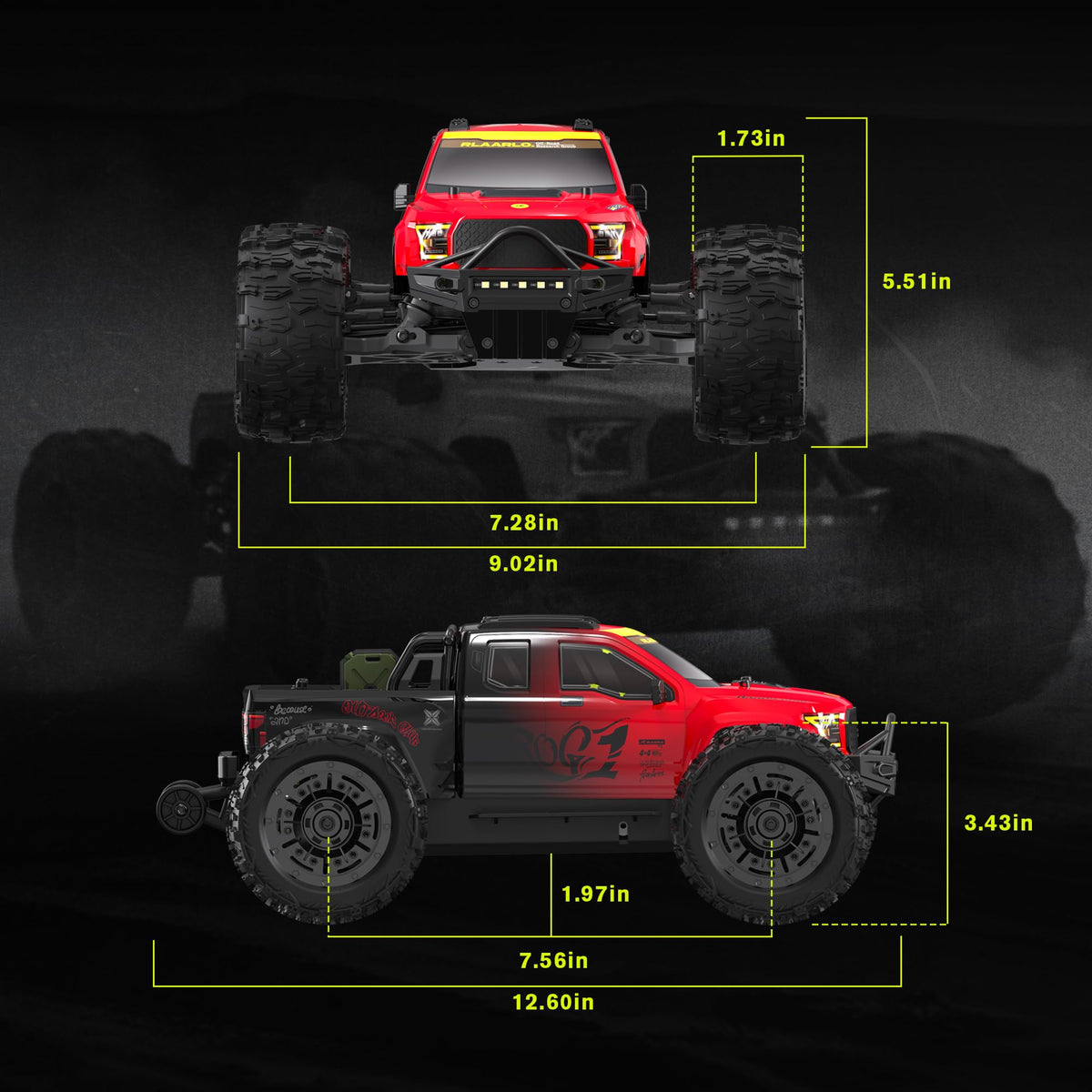 VIRCAS 1/14 brushless RC car waterproof ESC demonstrates resilience in wet conditions