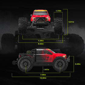 VIRCAS 1/14 brushless RC car waterproof ESC demonstrates resilience in wet conditions