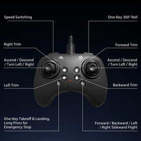 Virellia auto hover function keeps the plane steady in air