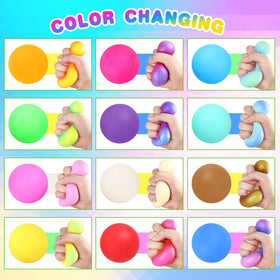 Viroucal soft fidget balls closeup for tactile focus