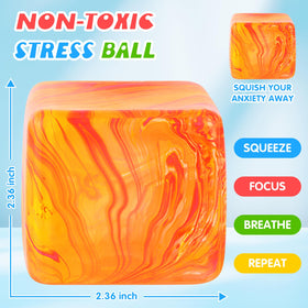 Viroucal pocket-size stress cubes for travel and quick concentration.
