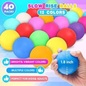 Viroucal squishy stress balls collection in hand, soothing textures