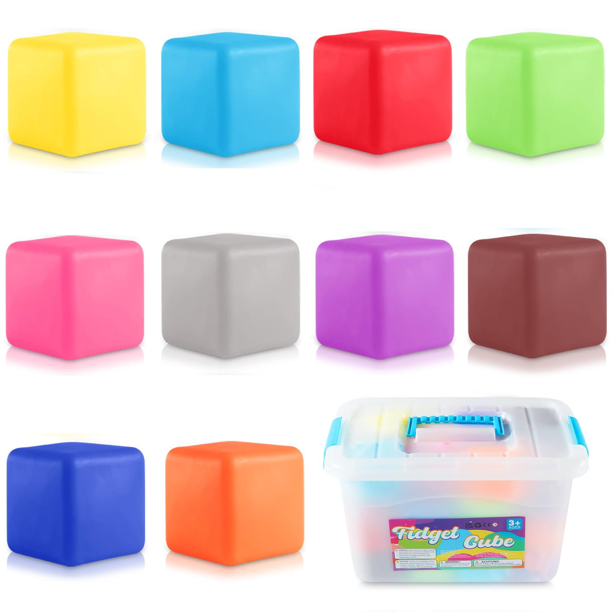 Viroucal stress balls 40pcs set for stress relief and focus.