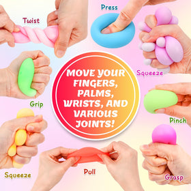 VISCOO 1.6-inch slow-rise stress ball fits the palm for discreet relief.