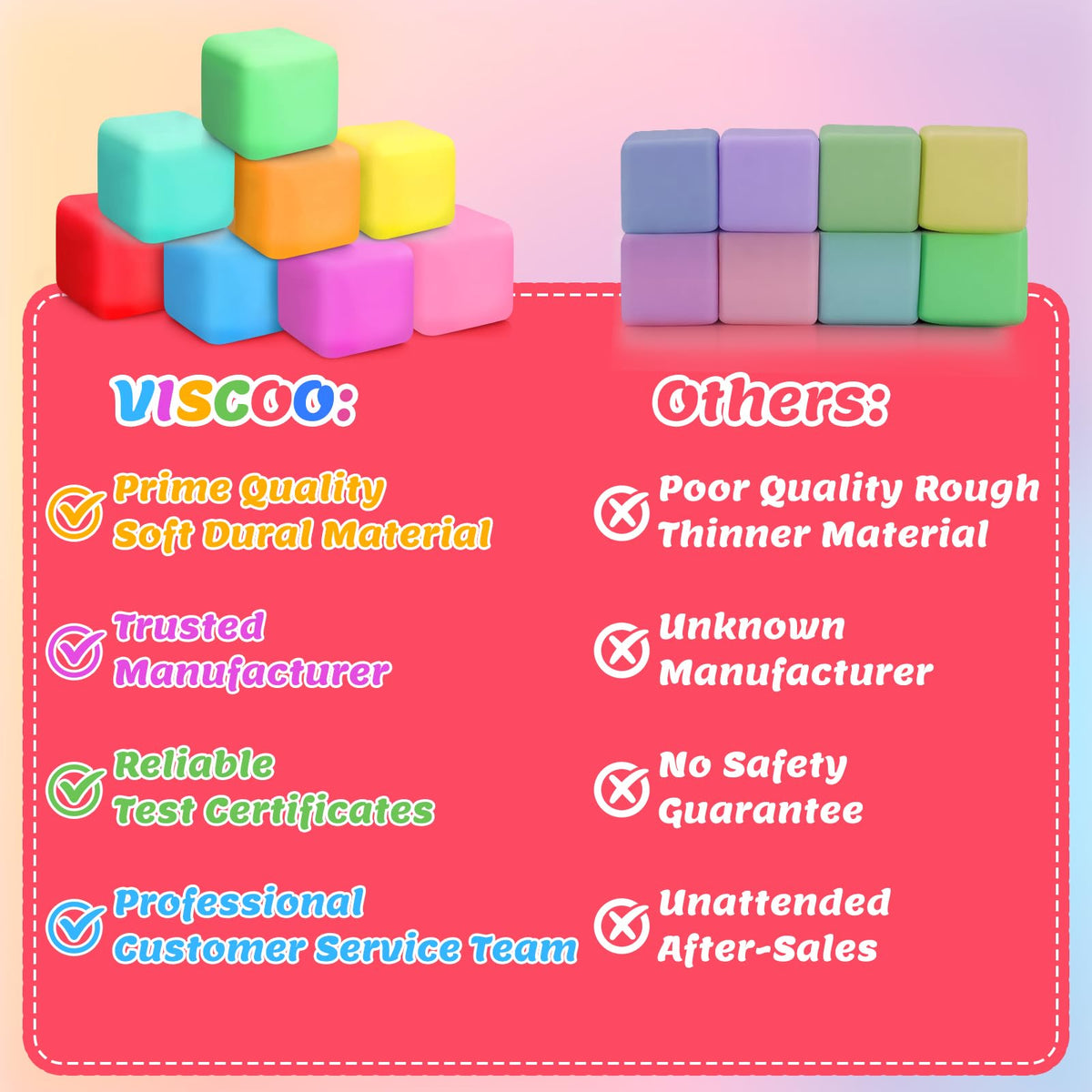 VISCOO squeeze toy offers a durable, safe design for repeated use during study.