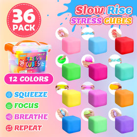 VISCOO stretch-and-squeeze cube highlights durable, safe materials for long-lasting use.