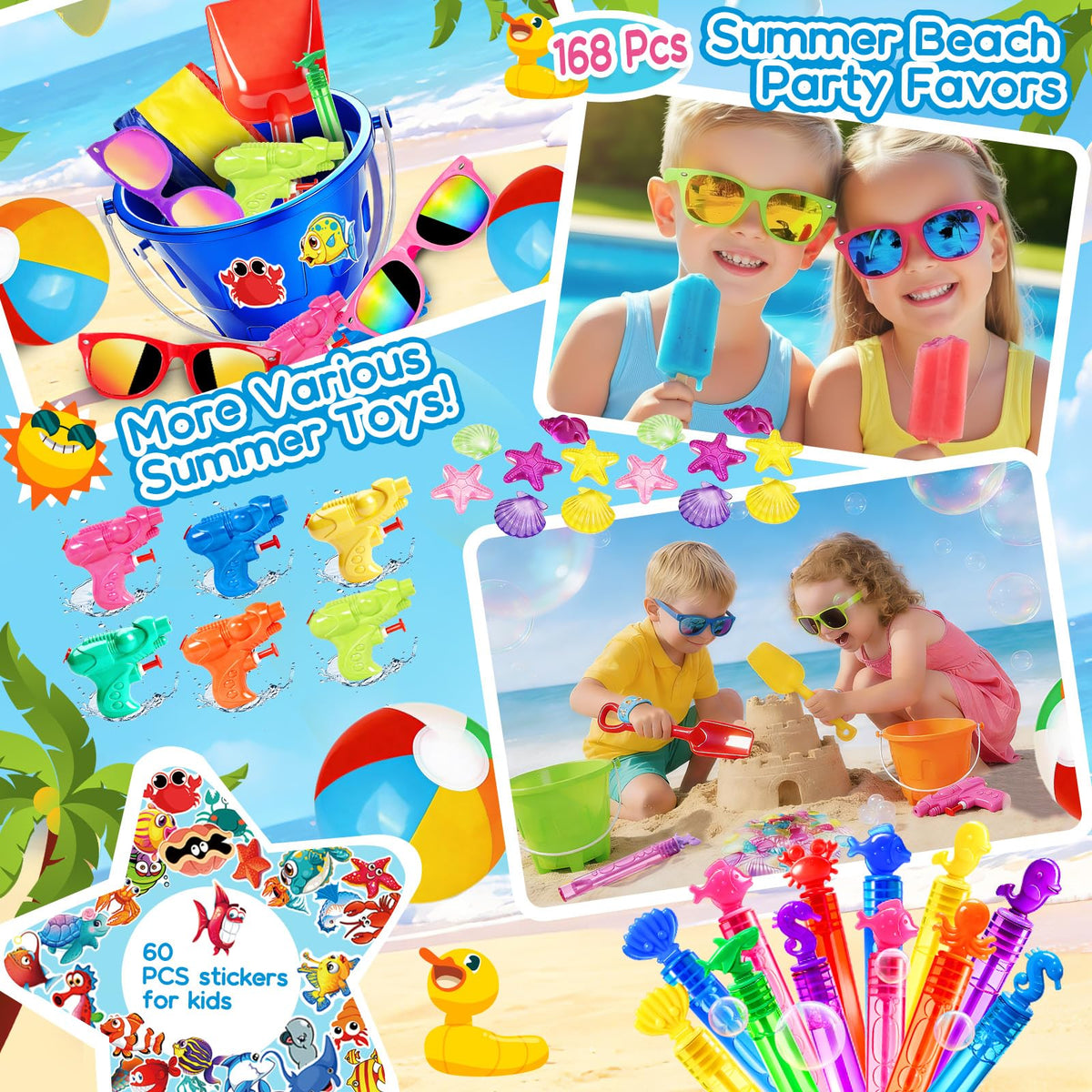 VisenZumo colorful shells for decor and prizes