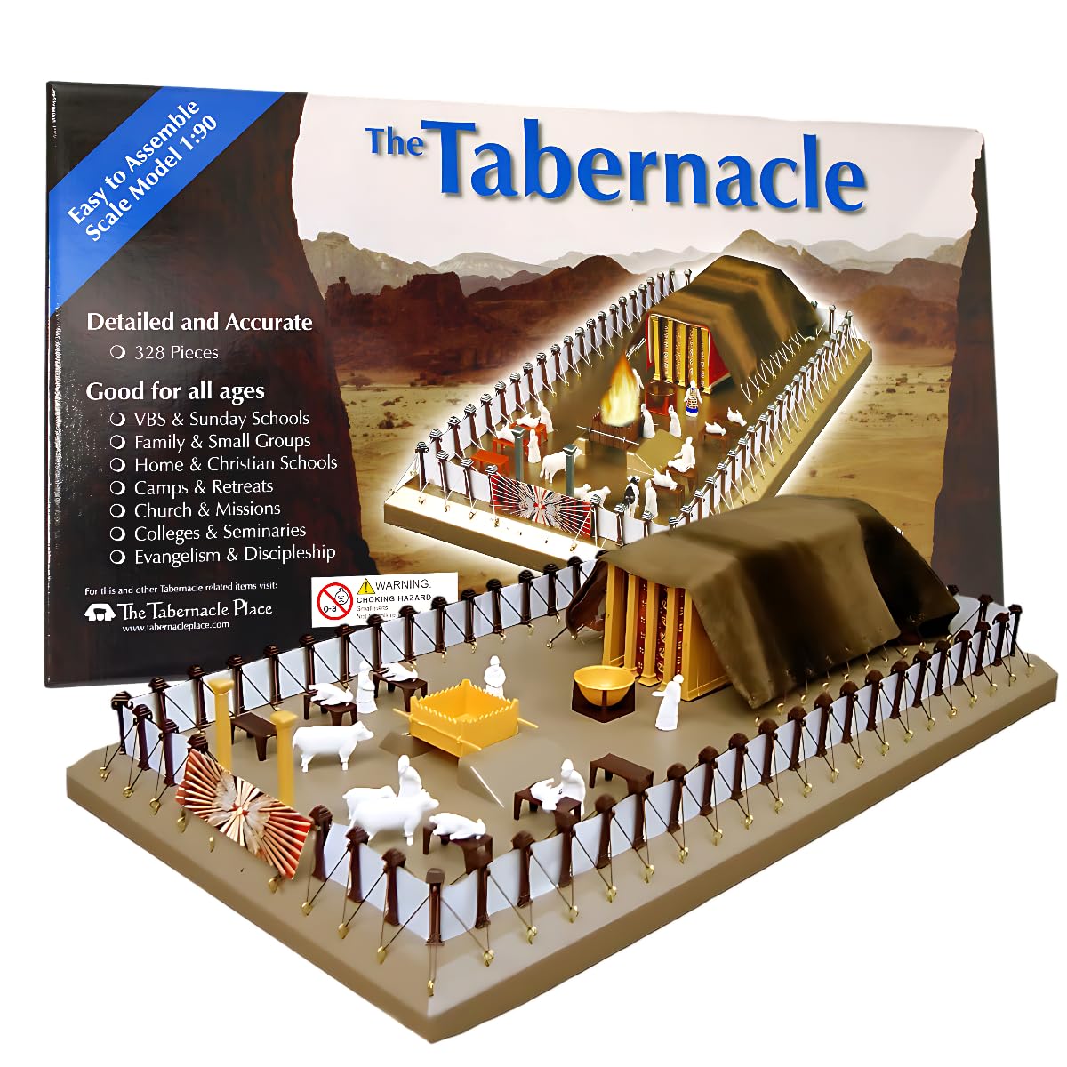 Vision Video tabernacle model kit assembled display for classroom demonstrations