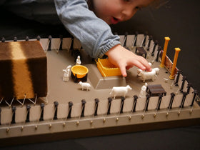 Vision Video tabernacle model kit menorah included for storytelling support