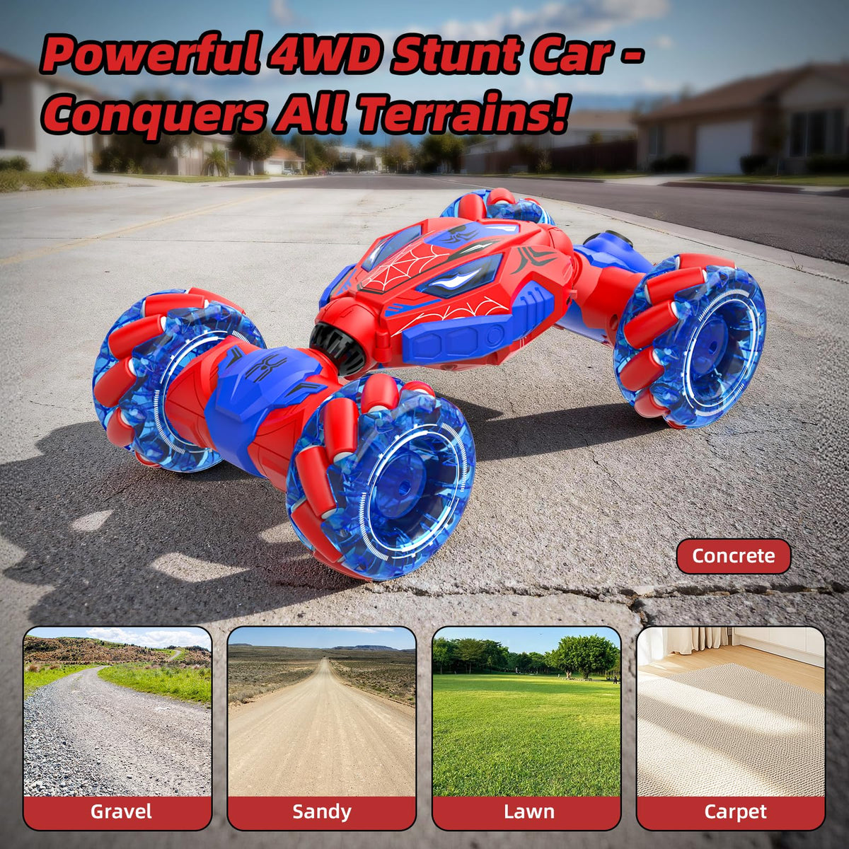 VisionX gift-ready stunt car box makes a perfect birthday or holiday present.