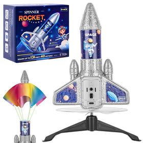 VisionX Kids Rocket Launcher Toy front view with LED night tracking