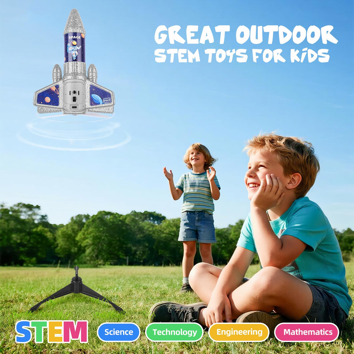 VisionX Kids Rocket Launcher Toy side view, ideal for outdoor play