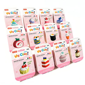 VisliHH dessert kit birthday cake: safe, colorful pretend play for kids
