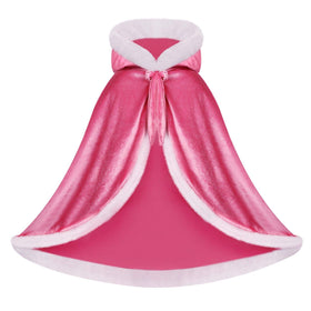 Visofayo satin-inside velvet-outside cape; smooth feel for comfortable all-day wear