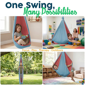 Outdoor tree mount setup for VISSE swing in a yard