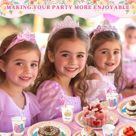 Vistico Princess dinner plates 9in ideal for cake slices and meals.