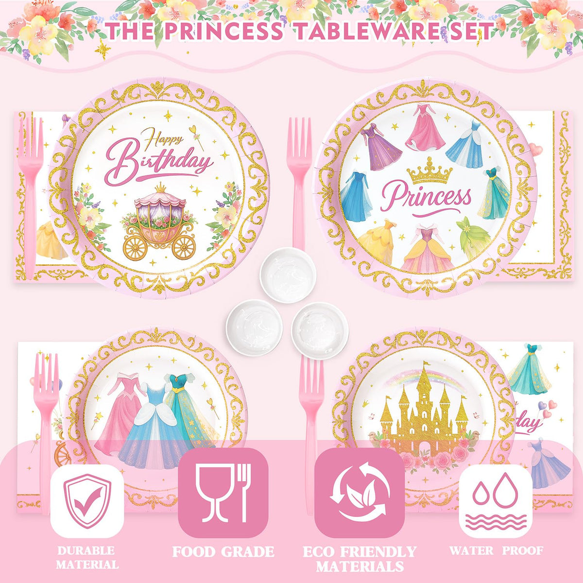 Vistico Princess napkins add softness and absorbency for busy party messes.