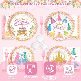 Vistico Princess napkins add softness and absorbency for busy party messes.