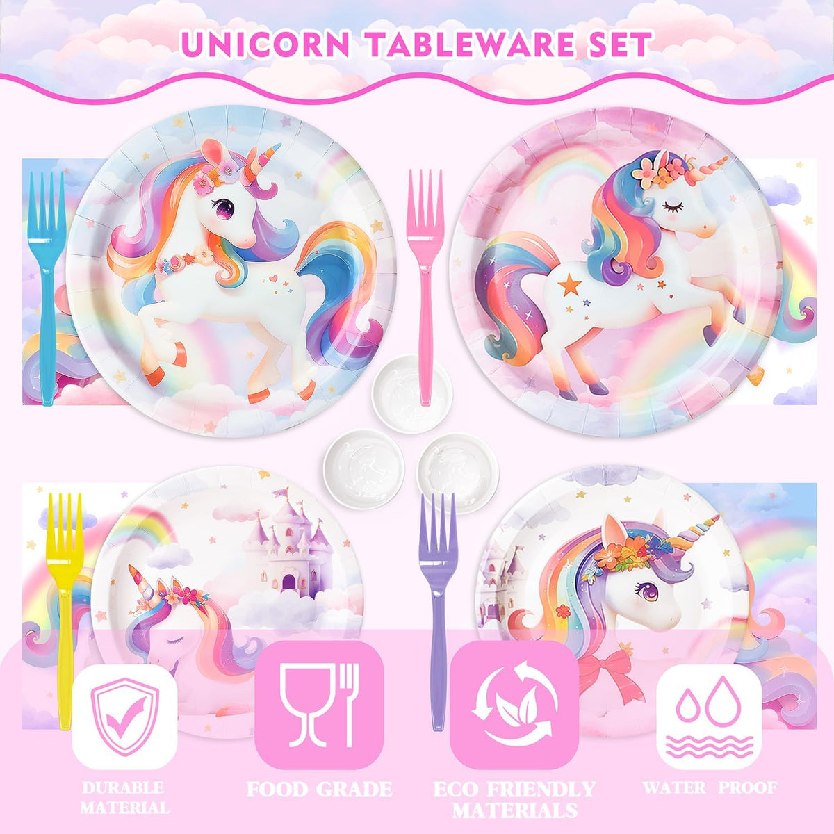 Vistico unicorn straws, adds fun to beverages at celebrations