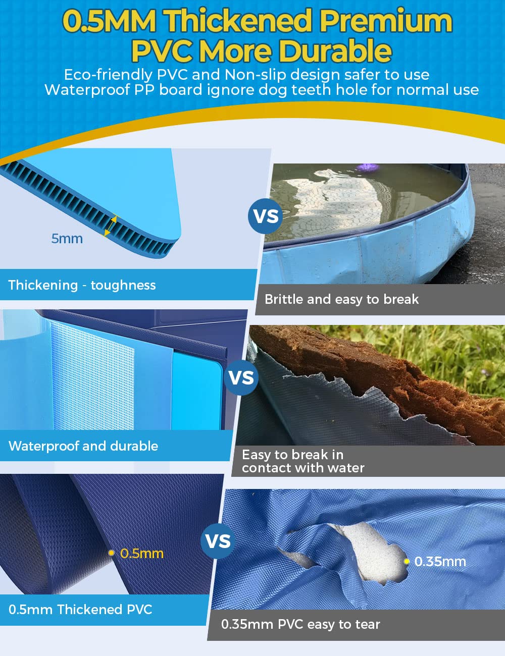 VISTOP pool open for quick setup during outdoor play
