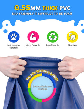VISTOP splash pad with dog-friendly design for refreshing dog-watering fun