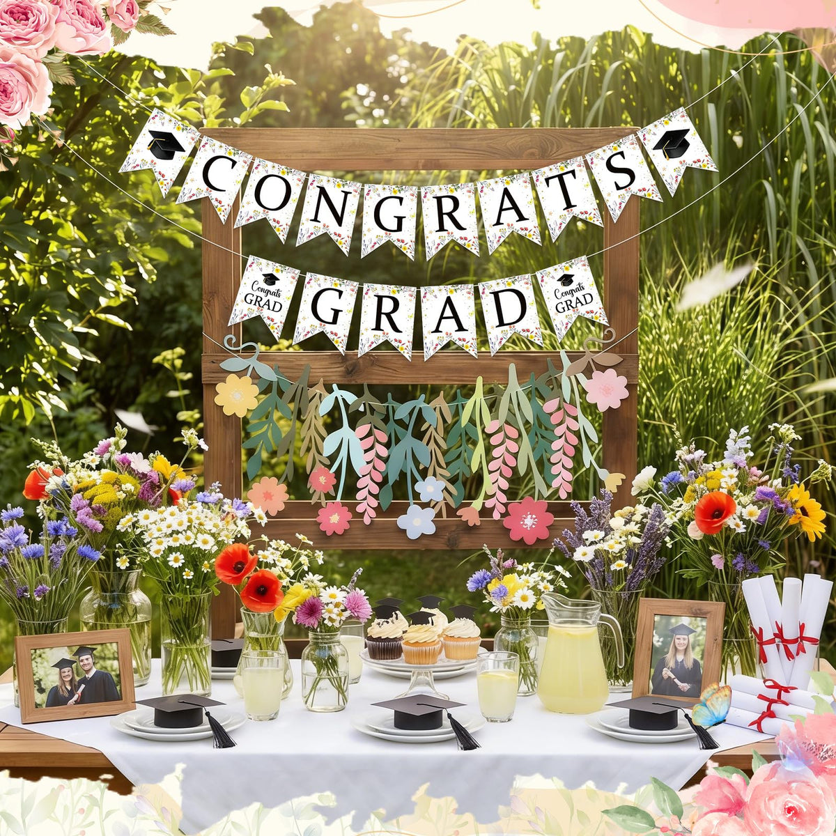 VitalCozy burlap banner brings rustic texture to decorations.