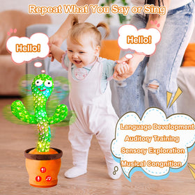 Vitosup cactus with LED lights brightening learning moments.