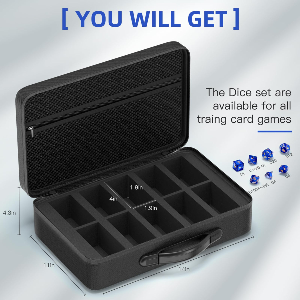 Vitula waterproof shell protects cards from moisture during travel.