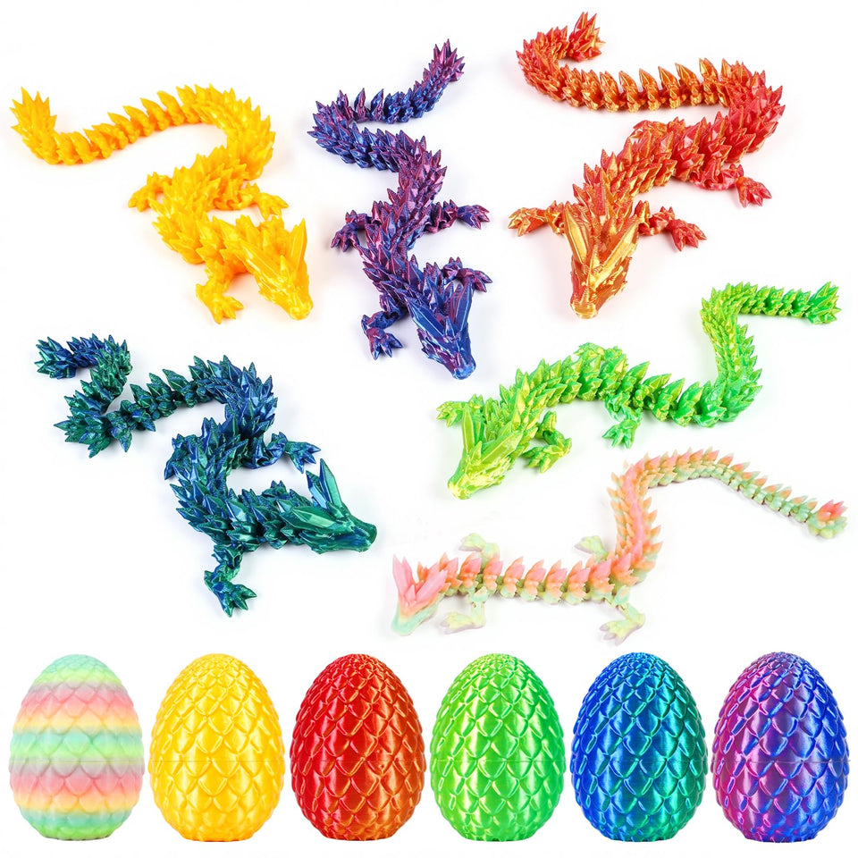 VivaNova Easter dragon eggs in a 6-pack for playful gifting and hunts.