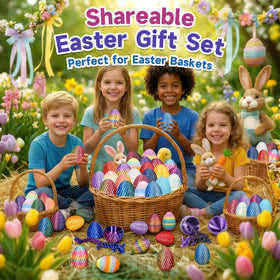 VivaNova eco-friendly PLA eggs are kid-friendly and reusable.