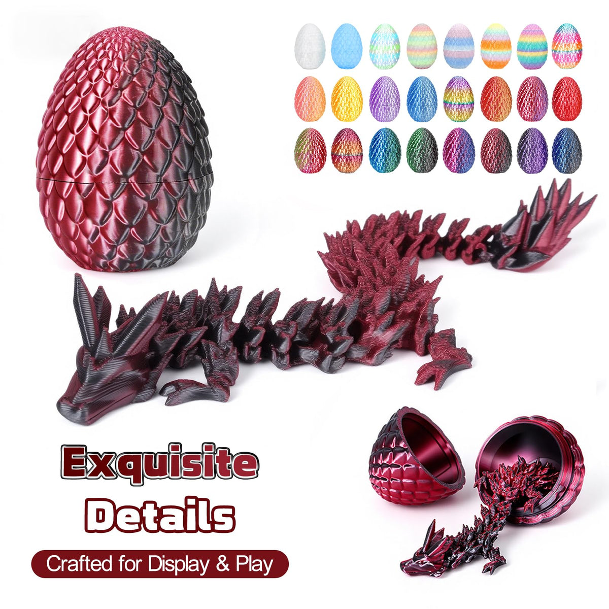 VivaNova glow dragons provide extra nighttime sparkle for parties.